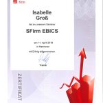 SFirm EBICS Zertifikat Isabell Groß